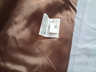 Chaleco Brocado Beige Talla 54 (XL)