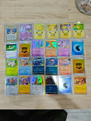 Lote Cartas Pokémon 30 Aniversario