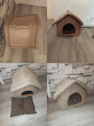 Cuccia per cani tipo casetta