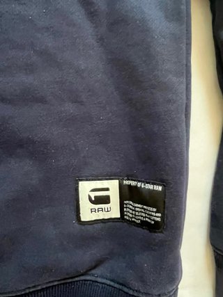 Sudadera G-Star Raw Talla S con etiqueta int. Aut.