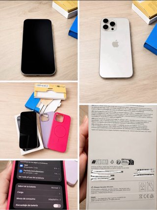 Iphone 16 pro max blanco