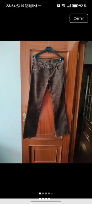 Pantalón de pana marrón