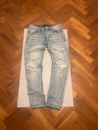 Jeans Amiri blu chiari