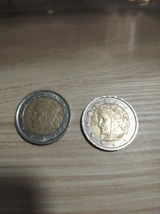 Moneda 2 euros Italia 2002