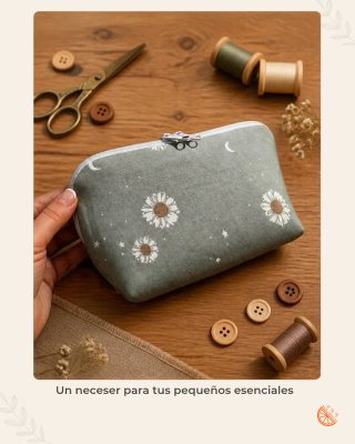 Neceser con Estampado Floral