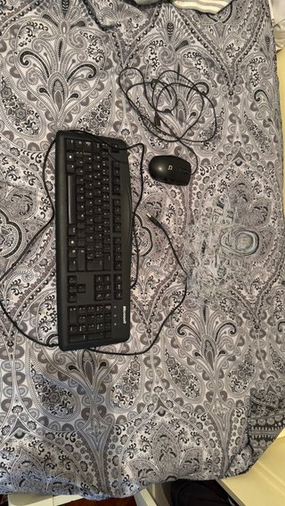 Teclado y Ratón Microsoft con Cable