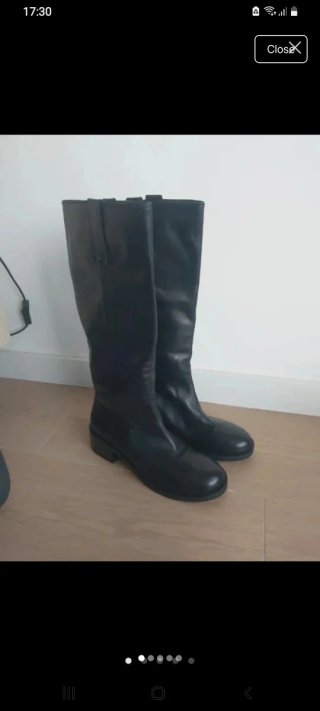 Botas altas negras talla 41
