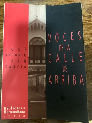 Libro Voces de la calle de arriba
