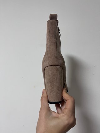 Botines de tacón marrones