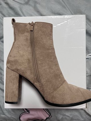 Botines de tacón marrones