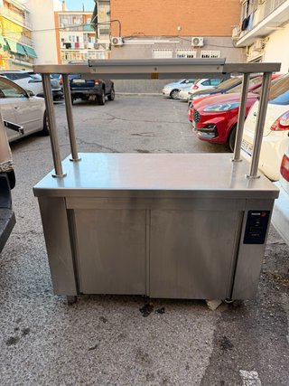 Mesa Caliente Fagor con Estante