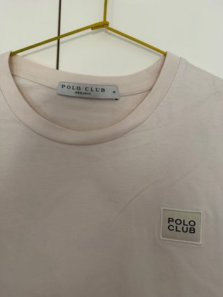 Camiseta Polo Club Blanca Talla M