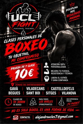 UCL FIGHT – CLASES PERSONALES DE BOXEO