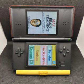 NINTENDO DS LITE · CRIMSON/BLACK · EDIZIONE GIAPPONESE