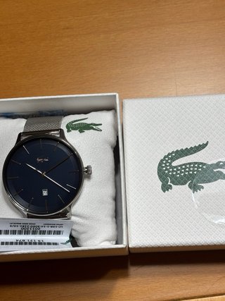 Reloj Lacoste Azul y Plateado