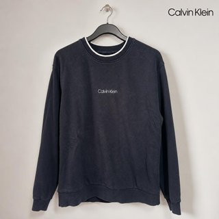Sudadera Calvin Klein XL Negra Lavada