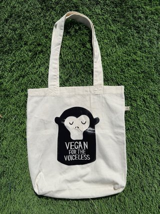 Lote 3 Tote Bags de Algodón Animalistas y Veganas