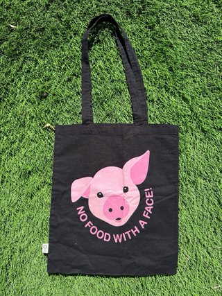 Lote 3 Tote Bags de Algodón Animalistas y Veganas