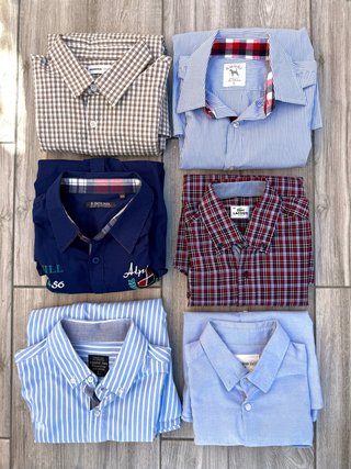 Lote 6 Camisas Vintage