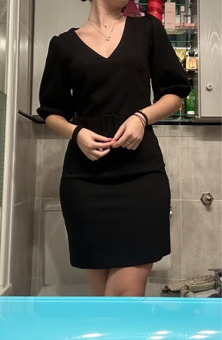 Vestido negro talla S Mango nuevo a estreno