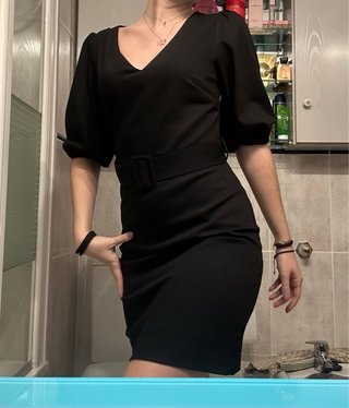 Vestido negro talla S Mango nuevo a estreno