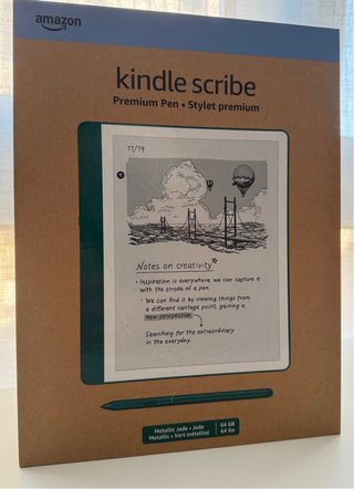 Kindle Scribe Verde Giada 64GB con scatola + Custodia