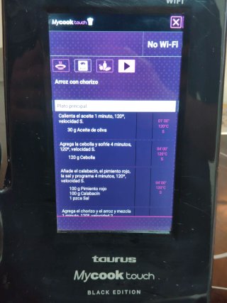 Robot de Cocina Taurus Mycook Touch