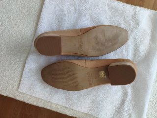 Scarpe in pelle Mimao beige