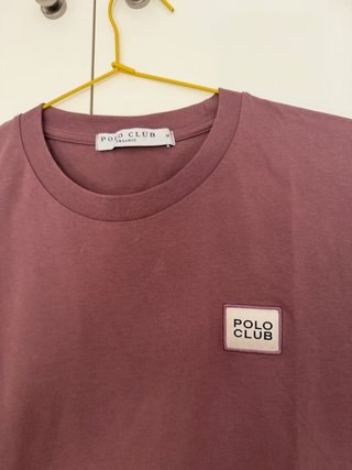 Camiseta Polo Club Morada Talla M