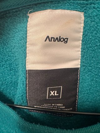 Sudadera Analog Teal