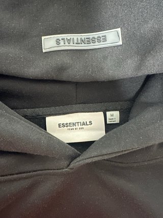 Sudadera Essentials Negra