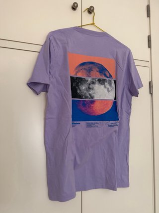 Camiseta Hollister Morada Talla M