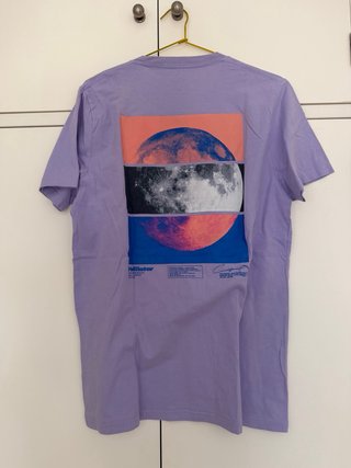 Camiseta Hollister Morada Talla M