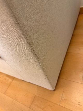 Divano a 3 posti beige 190x85x97cm