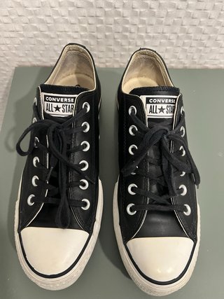 Zapatillas Converse Ctas Lift Clean Ox Negras