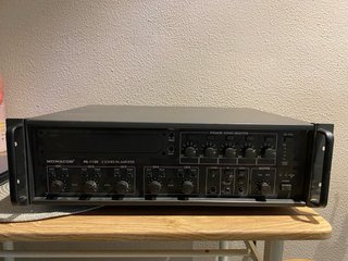 Amplificador Monacor PA-1120 Negro
