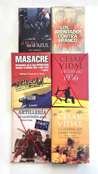 Pack 5 libros sobre Franco y la Guerra Civil