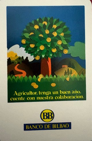 Calendario Fournier Antiguo Banco Bilbao