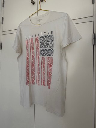 Camiseta Hollister Blanca Talla M