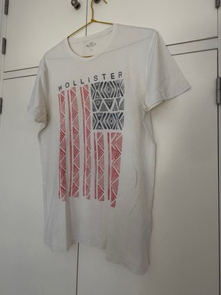 Camiseta Hollister Blanca Talla M