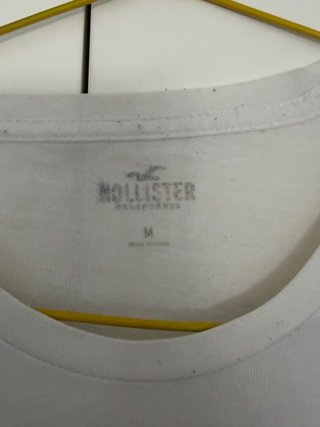 Camiseta Hollister Blanca Talla M