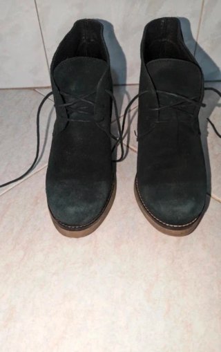 Scarpe stivaletti polacchine nere