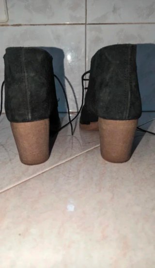 Scarpe stivaletti polacchine nere