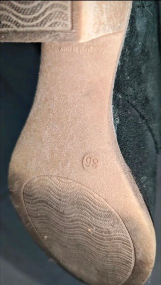 Scarpe stivaletti polacchine nere