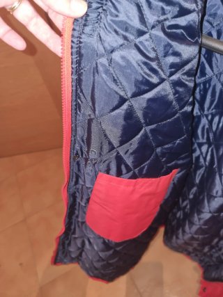 Cazadora de hombre azul