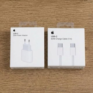 Pack Cargador 20W + Cable USB-C 60W