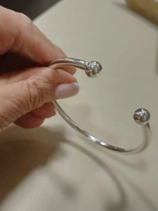 Pulsera de Plata esterlina Ajustable