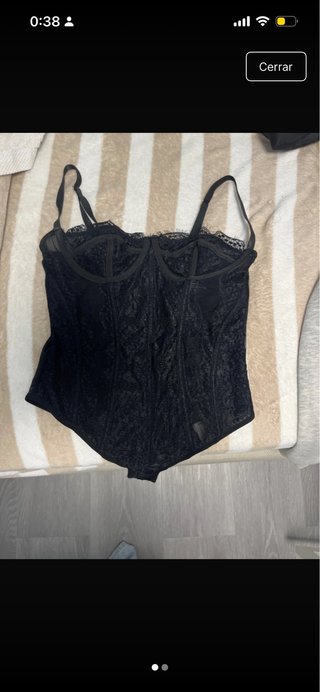 Body de encaje negro