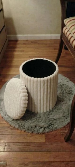 Pouf contenitore misure diametro 32*38