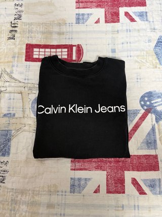 Sudadera Calvin Klein Jeans Negra